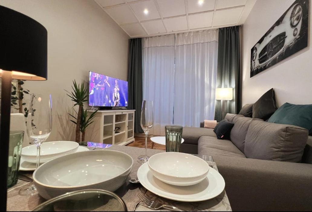 Soul-Apartment Terrasse Privat-Parkplatz Boxspringbett 55Zoll Tv Wlan Leipzig Exterior foto